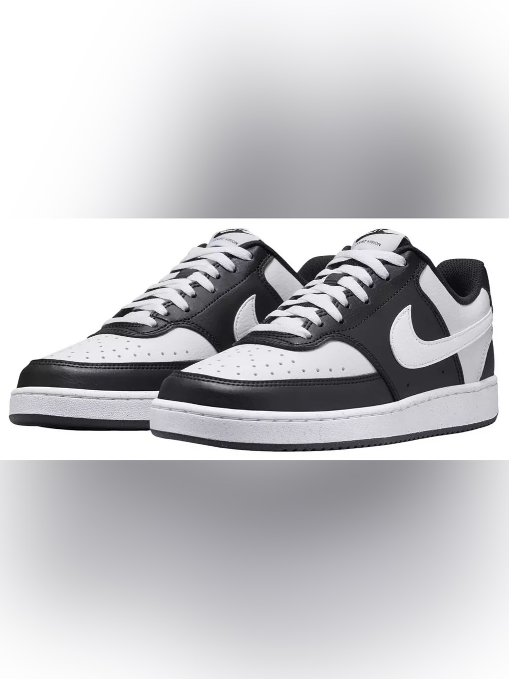 Nike Court Vision Low Sneakers Black/White – Women’s Size 9.5
